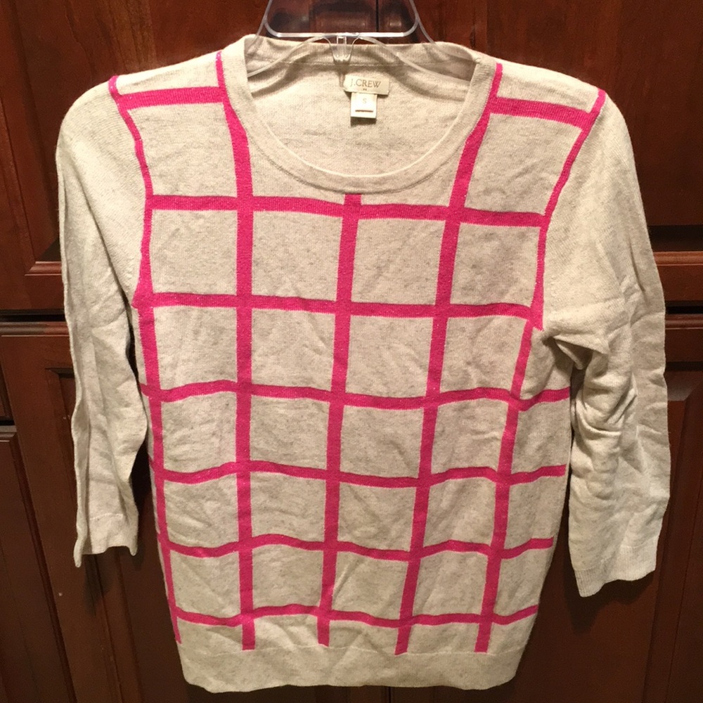 Nwot small jcrew 3/4 sleeve sweater